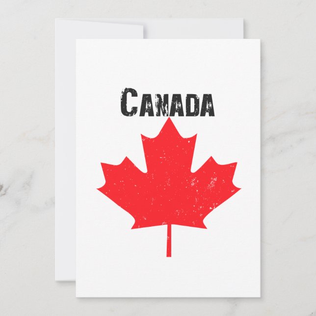 Canada Day Party Invitation (Front)