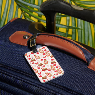 Canada Day Party Luggage Tag