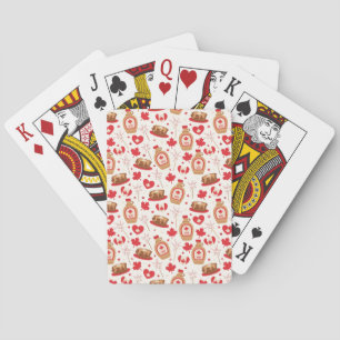 Canada Day Party Playing Cards
