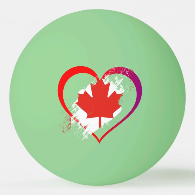 Canada Day Ping Pong Balls (Front)