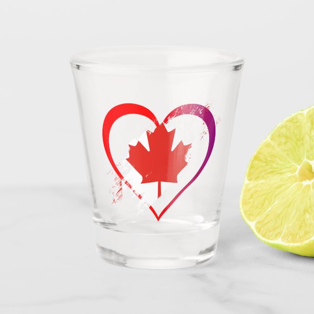 Canada Day Shot Glass (Front)