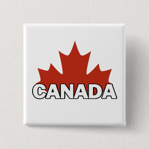 canada day square sticker 15 cm square badge