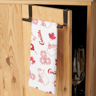 Canada Day Tea Towel
