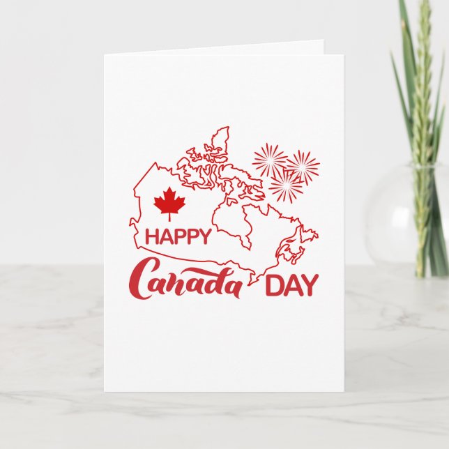 Canada Day Thank You Card (Front)