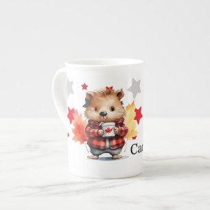 Canada Day themed Bone China Mug