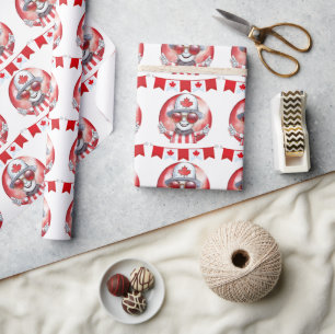 Canada Day themed Wrapping Paper