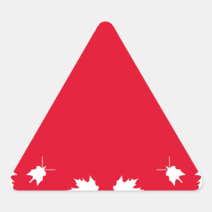 canada day triangle sticker