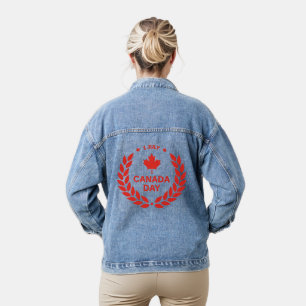 Canada Day Wreath Denim Jacket