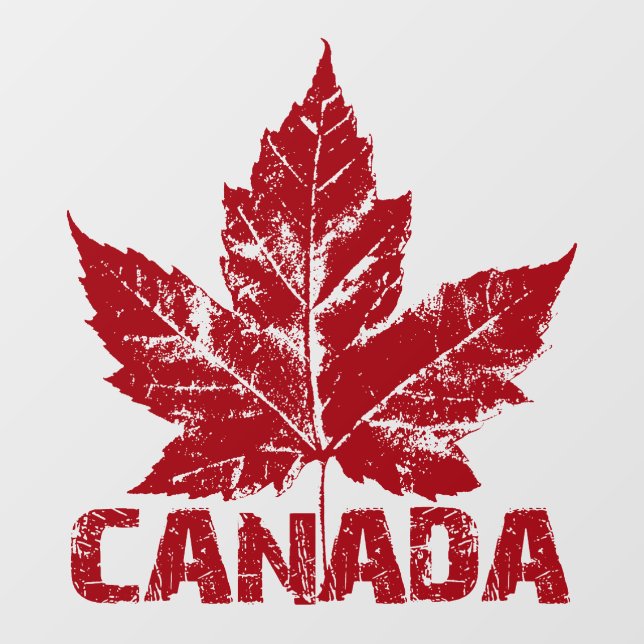 Canada Decals Personalise Cool Canada Window Decal (Sheet)