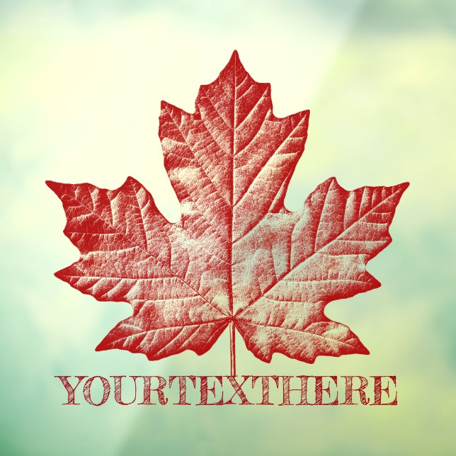 Canada Decals Personalise Cool Canada Window Decal (Sheet 3)