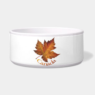 Canada Dog Dish Canada Maple Leaf Pet Souvenir