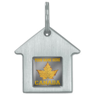 Canada Dog Tag Custom Canada Pet Tag Souvenirs