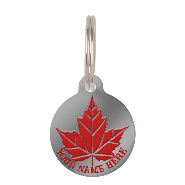 Canada Dog Tag Custom Canada Pet Tag Souvenirs (Front)