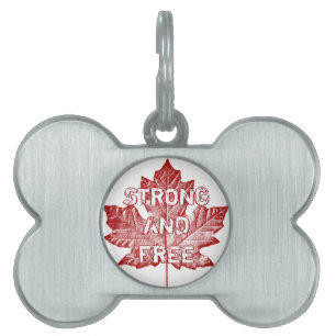 Canada Dog Tags Personalised Canada Pet Souvenirs