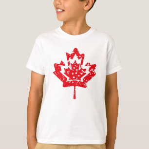 CANADA double RAIN EARTH MAPLE BY MASANSER PIXELAT T-Shirt