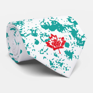 CANADA double RAIN EARTH MAPLE BY MASANSER PIXELAT Tie