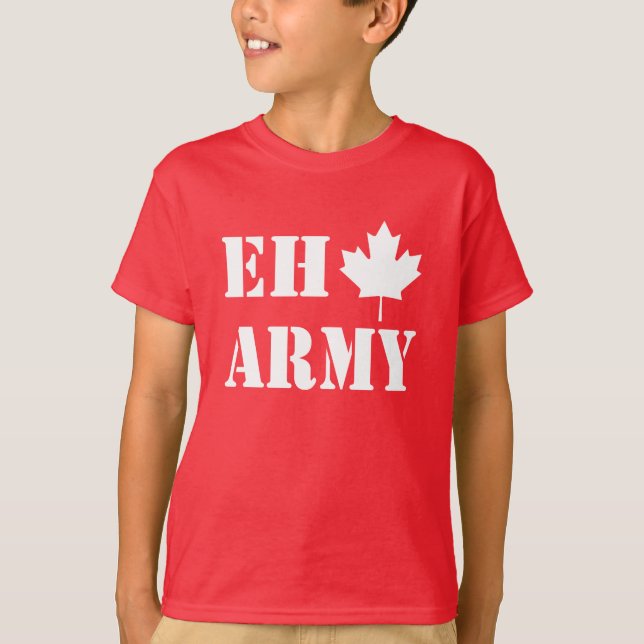 Canada Eh Army T-Shirt (Front)