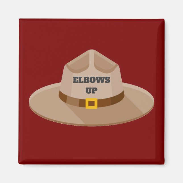 Canada, Elbows Up,  Magnet (Front)