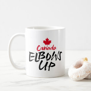 CANADA Elbows Up red maple is not for sale to USA Coffee Mug