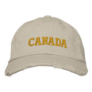 Canada Embroidered Hat