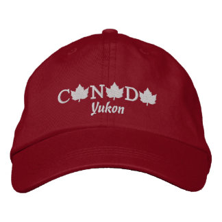Canada Embroidered Red Ball Cap - Yukon