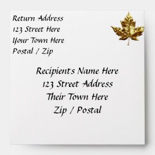 Canada Envelopes Personalised Gold Medal Envelope