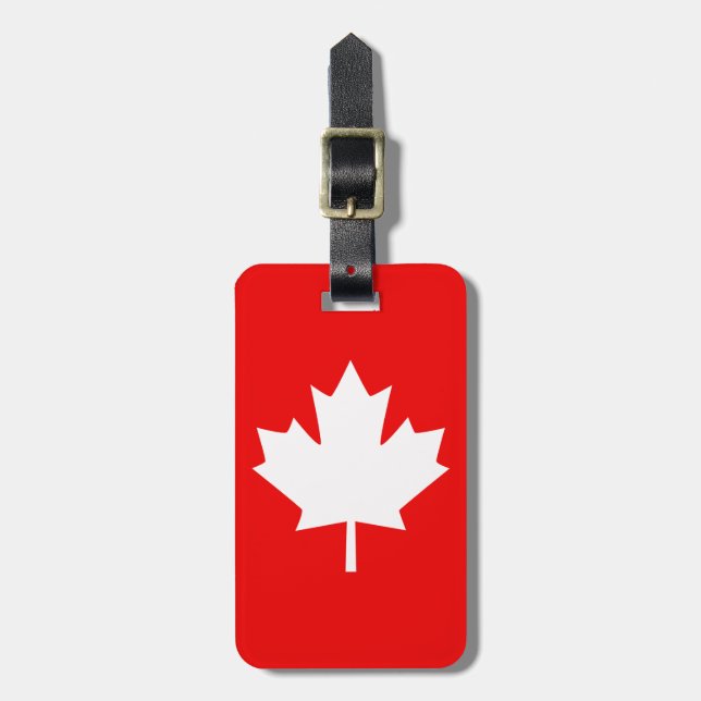 Canada Established 1867 150 Years Style Luggage Tag (Front Vertical)