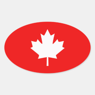 Canada Established 1867 150 Years Style Oval Sticker