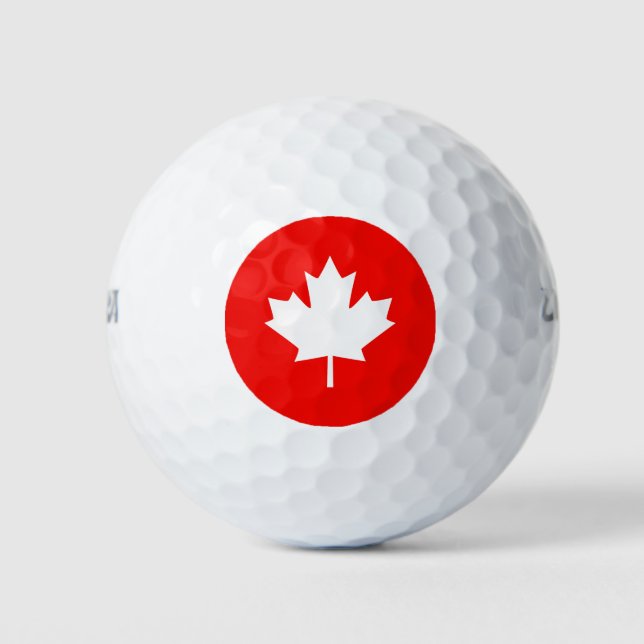 Canada Established 1867 Anniversary 150 Years Golf Balls (Front)