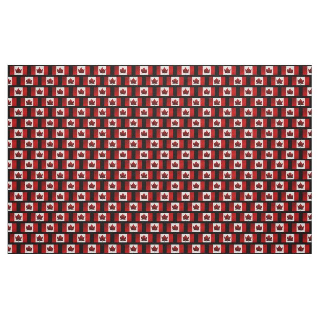 Canada Fabric Canada Flag Fabric Customised Fabric (Fat Quarter)