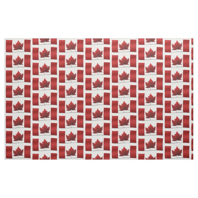Canada Fabric Canada Flag Fabric Customised Fabric (Fat Quarter)