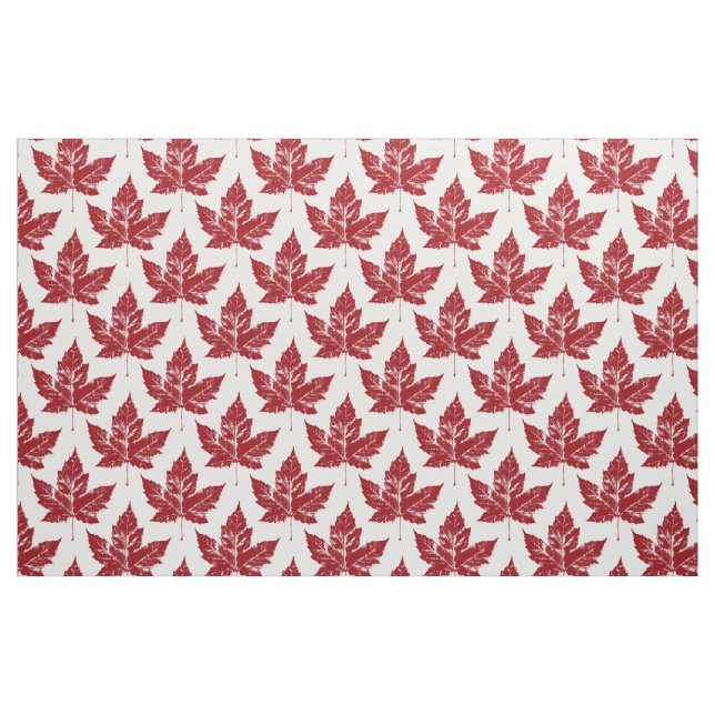 Canada Fabric Canada Flag Fabric Customised Fabric (Fat Quarter)