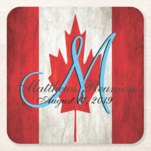 Canada Family Reunion Flag Monogram