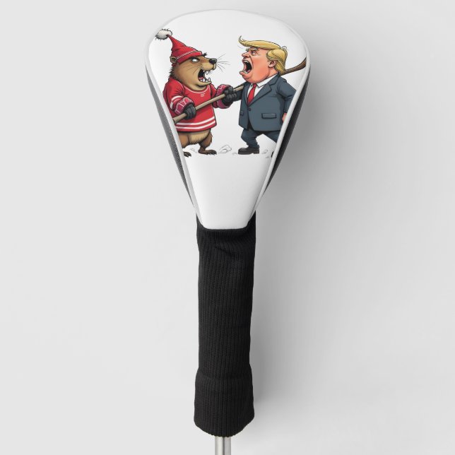 Canada fighting Trump Golf Head Cover (Front)