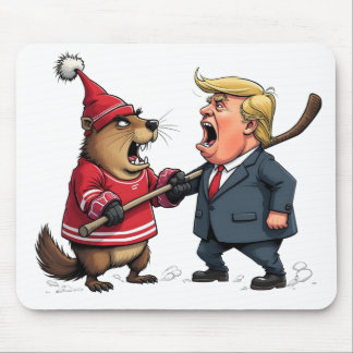 Canada fighting Trump Mouse Mat