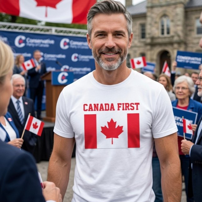 Canada First. Conservative Canada. T-Shirt (Creator Uploaded)