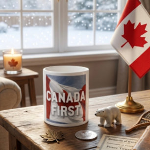 Canada first. Conservative Party Canada  Large Coffee Mug