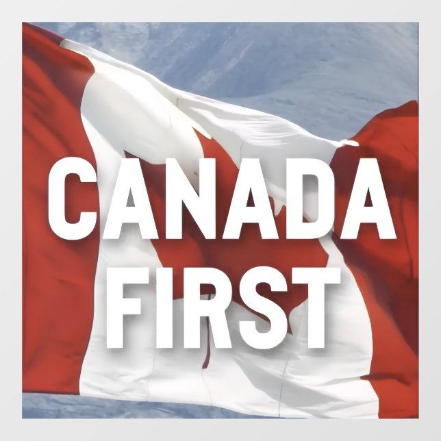 Canada First, Conservative Party of Canada Window Cling (Sheet)