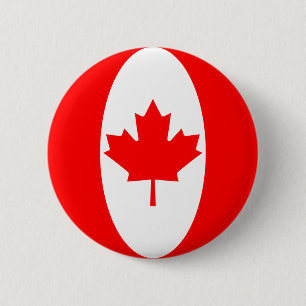 Canada Fisheye Flag Button