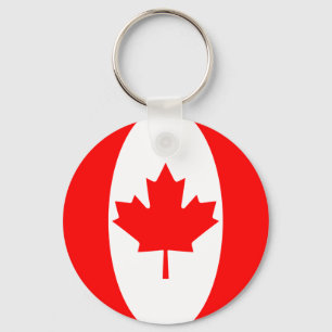 Canada Fisheye Flag Keychain