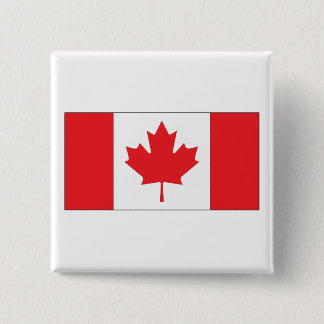 Canada Flag 15 Cm Square Badge