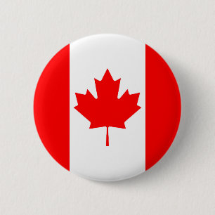 Canada Flag 6 Cm Round Badge