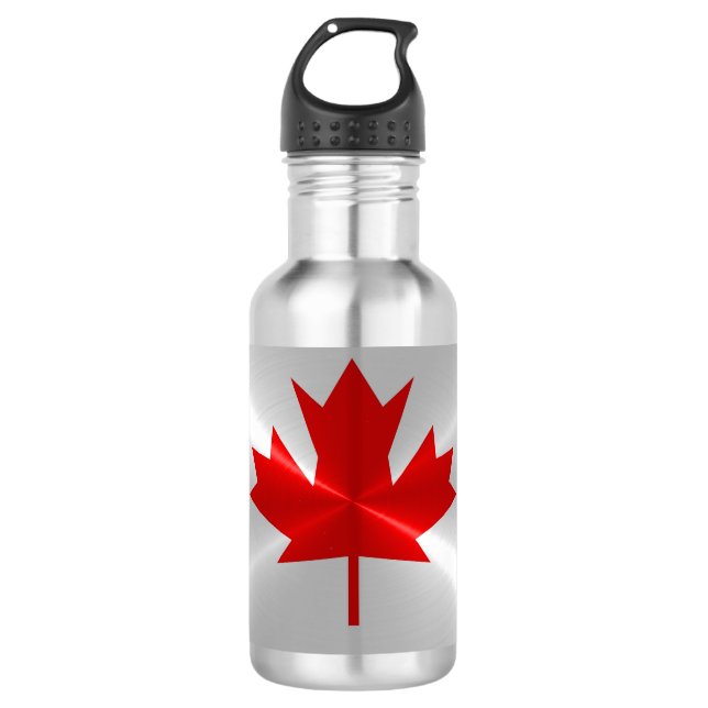 Canada Flag 710 Ml Water Bottle (Front)