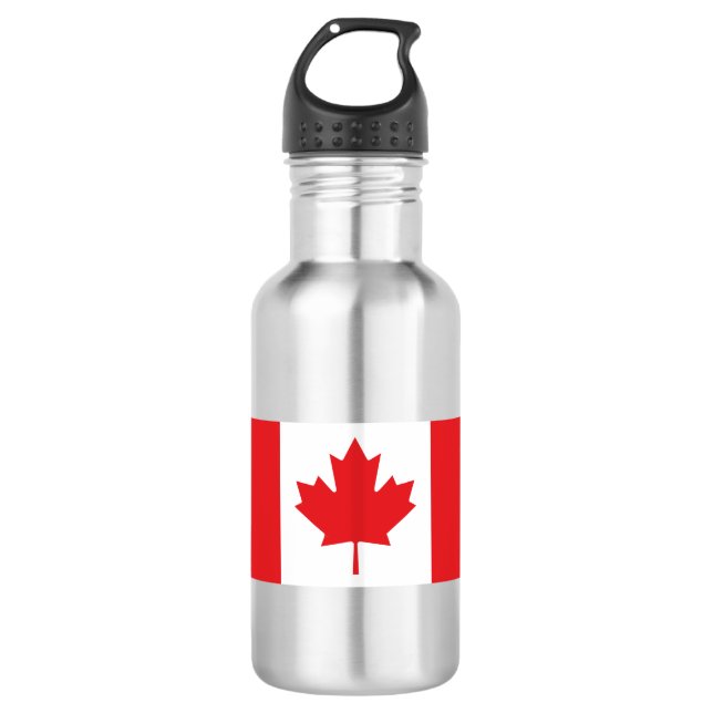 Canada Flag 710 Ml Water Bottle (Front)