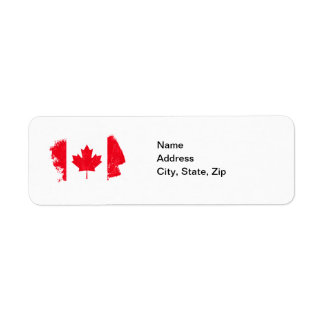 CANADA FLAG Address Labels