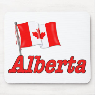 Canada Flag - Alberta Mouse Mat
