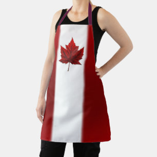 Canada Flag Apron Canada Maple Leaf Souvenir Apron
