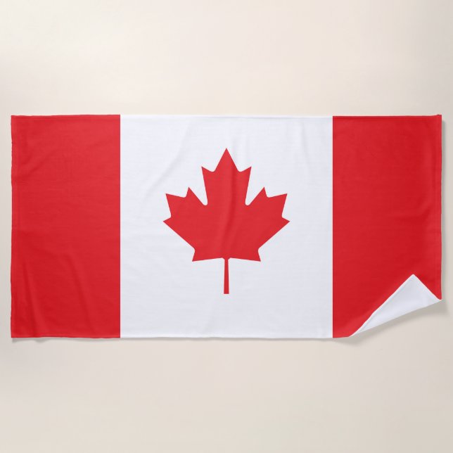 Canada flag beach towel (Front)