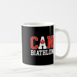 Canada Flag Biathlonist - Canadian Can Biathlon Coffee Mug