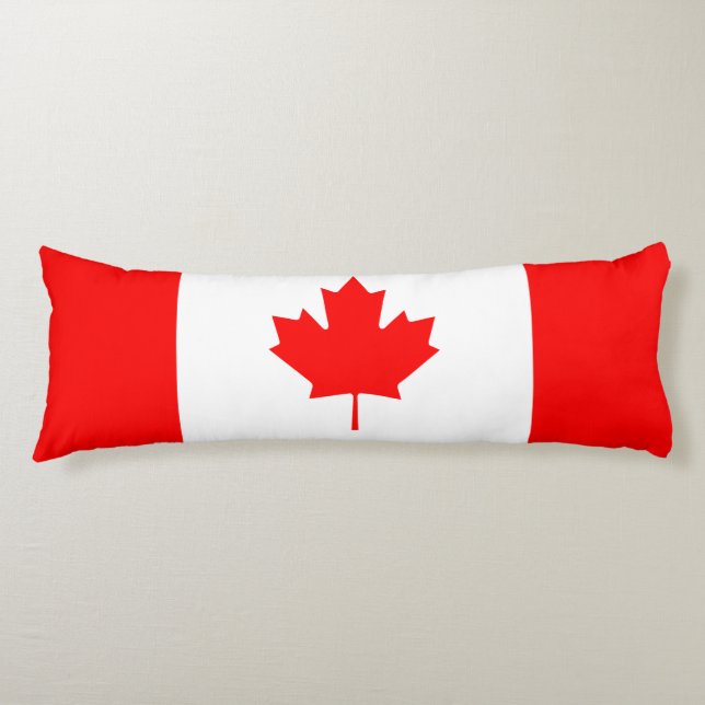 Canada Flag Body Cushion (Front)